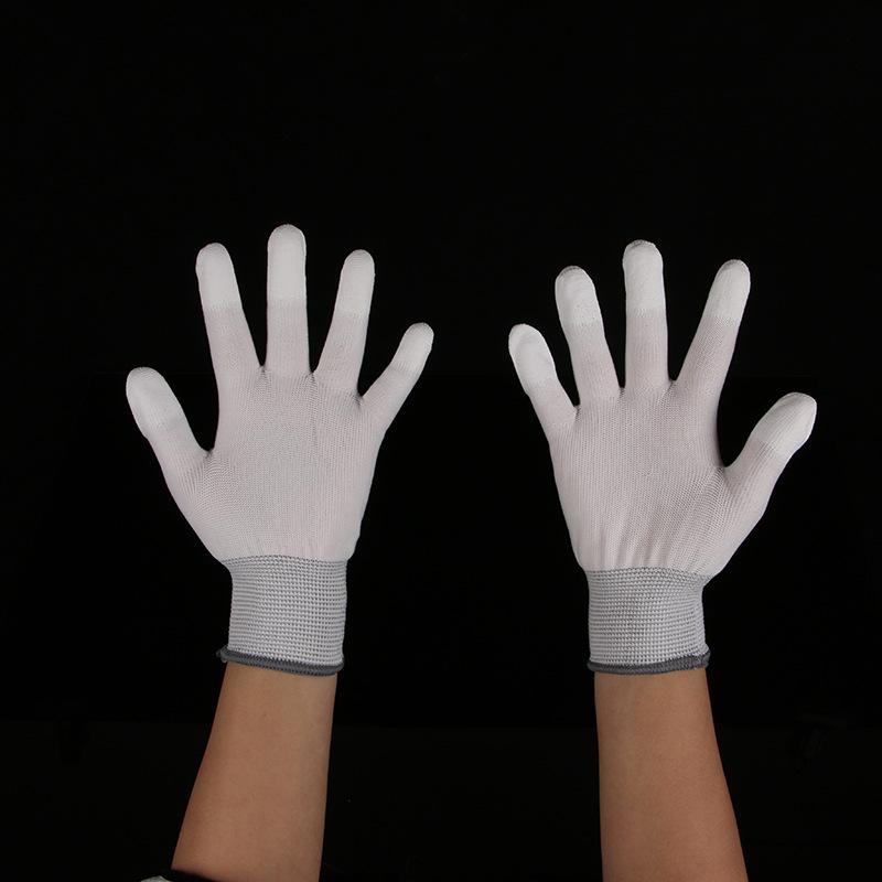 PU-Coated 13-Gauge Nylon Gloves: Wear-Resistant, Anti-Static, Non-Slip Work Gloves