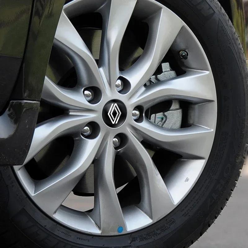 2026 Hot For Renault Hub Caps 56mm 60mm 65mm Car Wheel Hub Center Cover Logo Sticker For Renault Clio 4 Megane 2 3 Captur Trafic