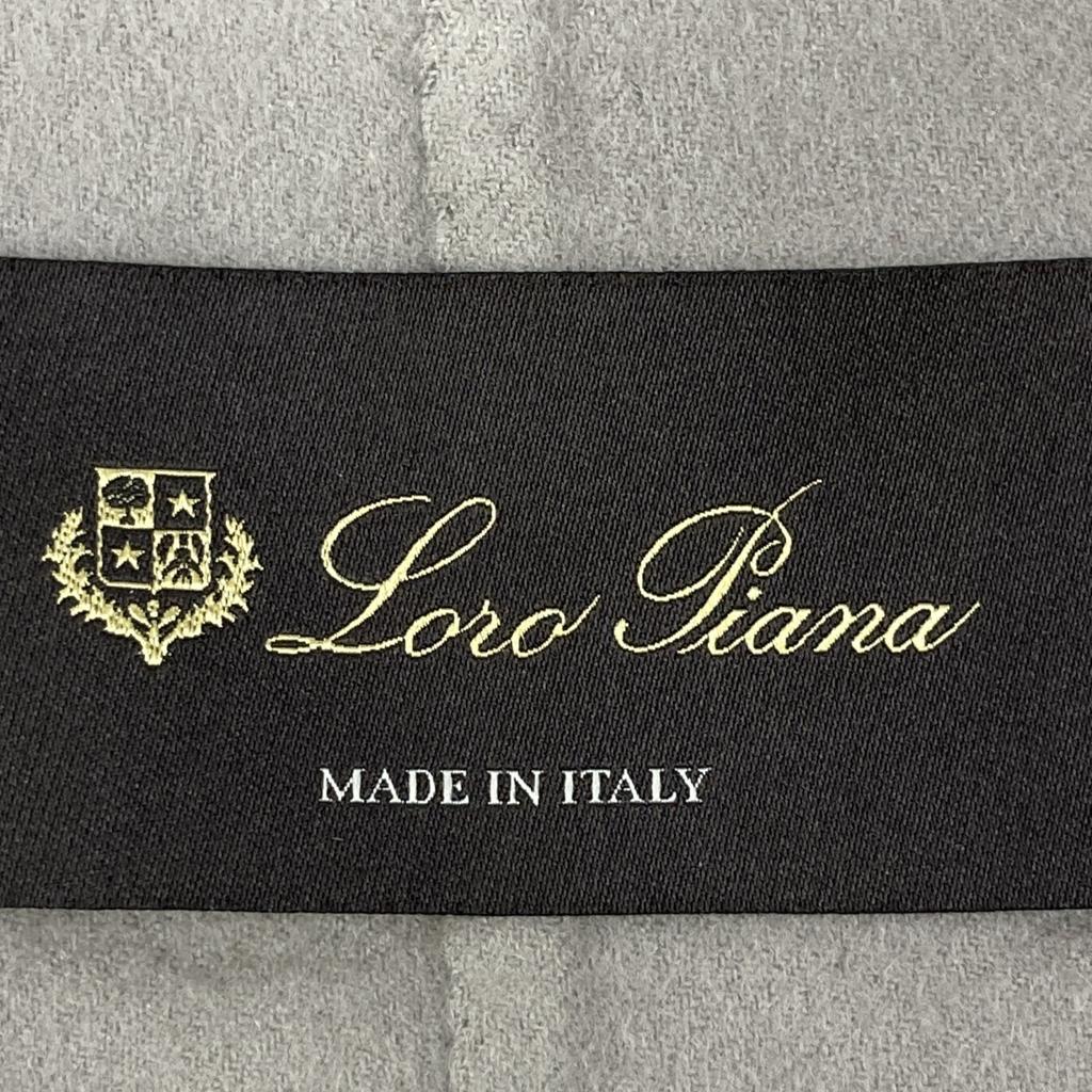 loro piana MAC1156 Серый Кашемир 100 Жилет-куртка с капюшоном на молнии Куртка 42 серыйПодержанный