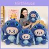 Stitch Labubu Plush Toy Rabbit Cushion For Girls Gift Soft Animal Decor