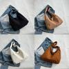 Stylish Commuter Bag Autumn Winter 2022 New Korean Corduroy Tote Bag For Women