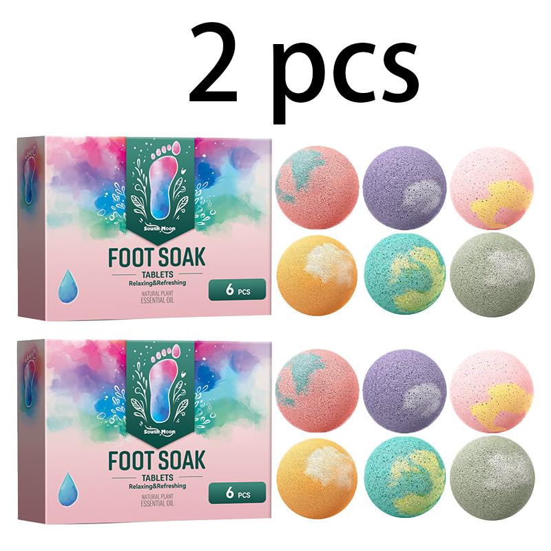 South Moon Ароматерапевтический шарик для ванночек для ног Против трещин и шелушения Очищение и увлажнение Уход за ногами и пятками