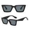 Sun-Protective Driving Glasses Punk Black Shades Glasses Square Frame Sunglasses for Women Men