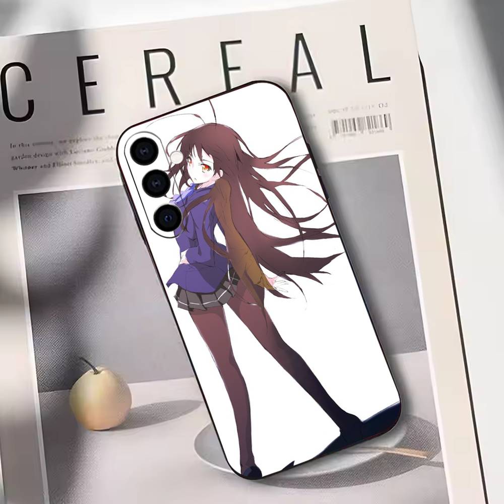 Accel World Kuroyukihime Phone Case Black Silicone Soft For Samsung Galaxy A73,A72,A71,A70,A53,A52,A51