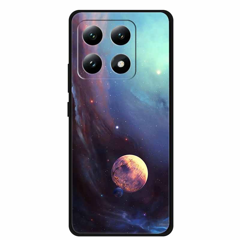 Для Xiaomi 15T 5G Чехол Цветы Мягкий Силикон ТПУ Задняя Крышка Для Xiaomi 15T Pro 5G Capa Boho Цветная Защита от Царапин