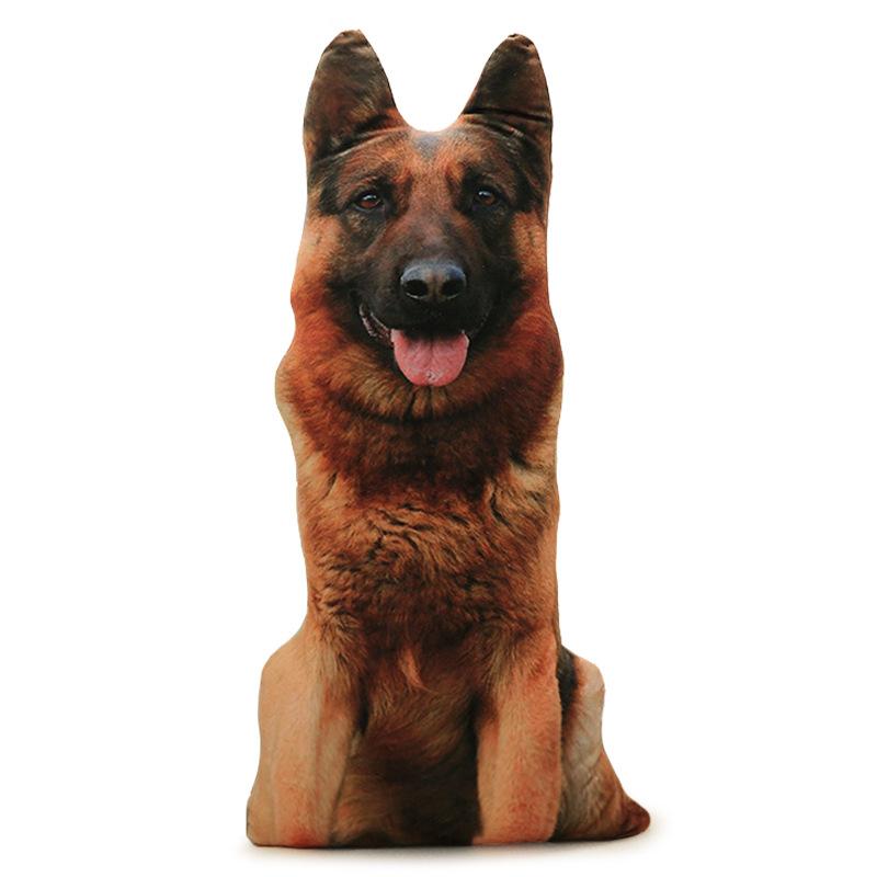 3D имитация собаки подушка животное кукла креативная кукла милая спящая кукла хаски плюшевая игрушка