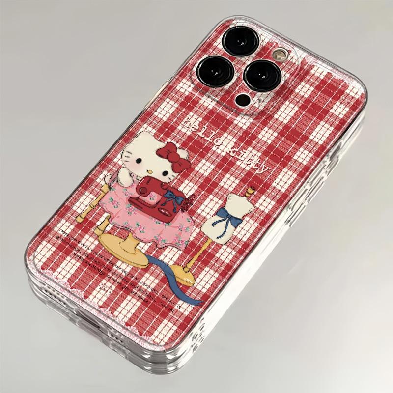 Чехол для мобильного телефона Tailor kitty новый, всесторонний, для Apple 15PROMAX/15/16/16 PRO/14/13