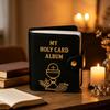 Портативный книжка-органайзер для святых карточек с 20 кармашками для церкви, молитвенных собраний, путешествий, дома, семейных встреч