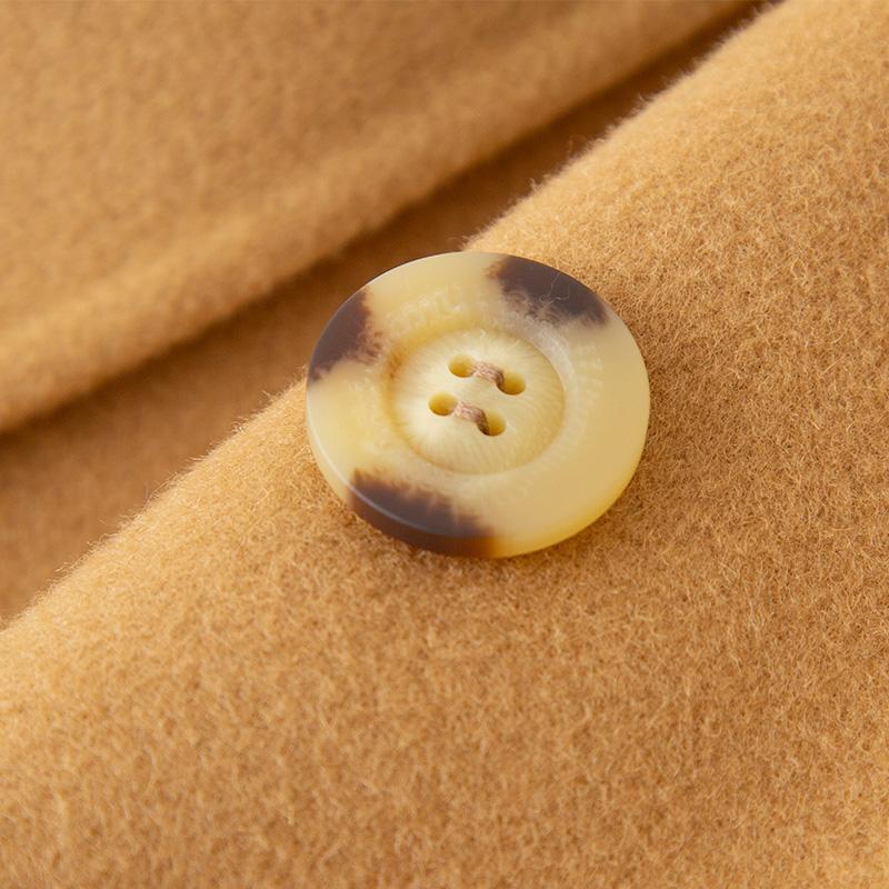 Женское пальто из 100% шерсти TIDENOVEL Осеннее шерстяное длинное пальто Ручной работы Пальто-бушлат Зимняя теплая шерстяная длинная куртка Пальто