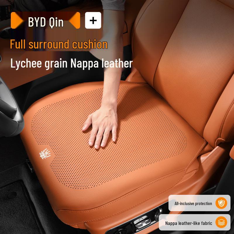 Дышащая летняя подушка на сиденье для BYD: Подходит для моделей Han, Tang, Song, Yuan, Qin Plus, Dolphin и Seal