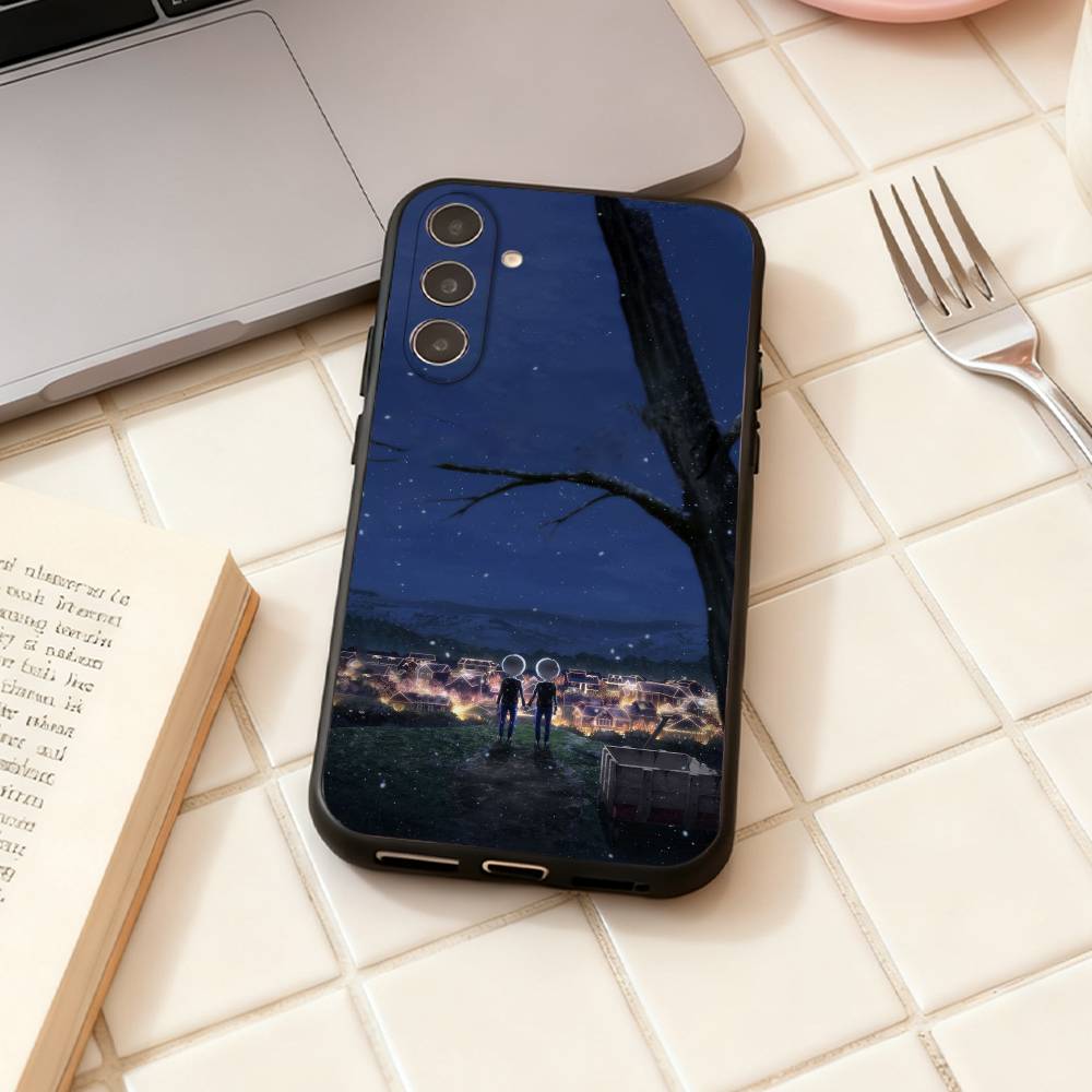 Чехол для телефона с аниме M-Migi to Dali для Samsung Galaxy A73, A72, A71, A70, A53, A52, A51, Другие Мягкий Черный Корпус