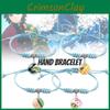 Stunning Lake Blue Demon Slayer Time Gem Bracelet Anime Character Design