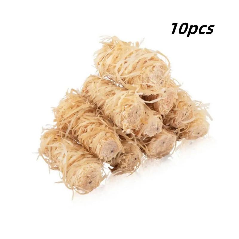 10/20 шт., Полностью натуральные средства для розжига - Для барбекю, костра, пеллетной печи, дров - Подарки для барбекю для мужчин.