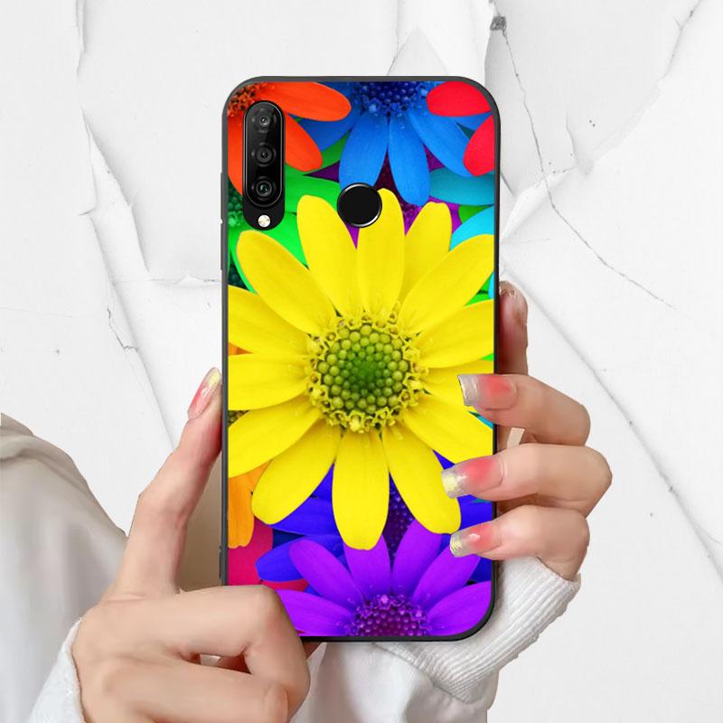 Чехол для телефона Huawei P30 Lite Силиконовый чехол MAR-LX1A Модный Расписной Ударопрочный Мягкий Fundas Для Huawei Nova 4e Чехол P30Lite