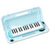 RiZKiZ Keyboard Harmonica 32 Keys Can Be Used In for Table for Standing with Hold Name Sticker Space Included [Light Blue] Class, Playing,