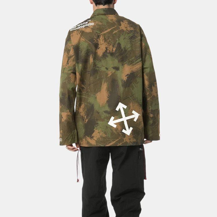 Полевая куртка OFF WHITE с кистью OMEL007E19A660189901