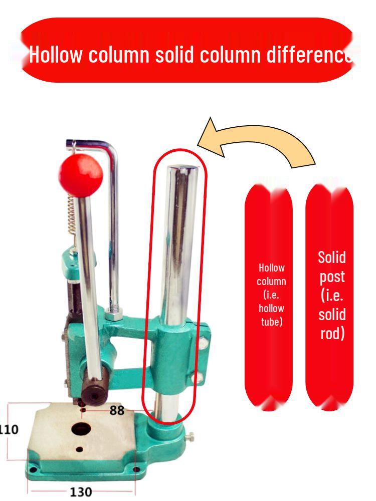 Бесшумный ручной станок для резки кожи с алмазным и круглым шилом для сборки малого ручного пресса