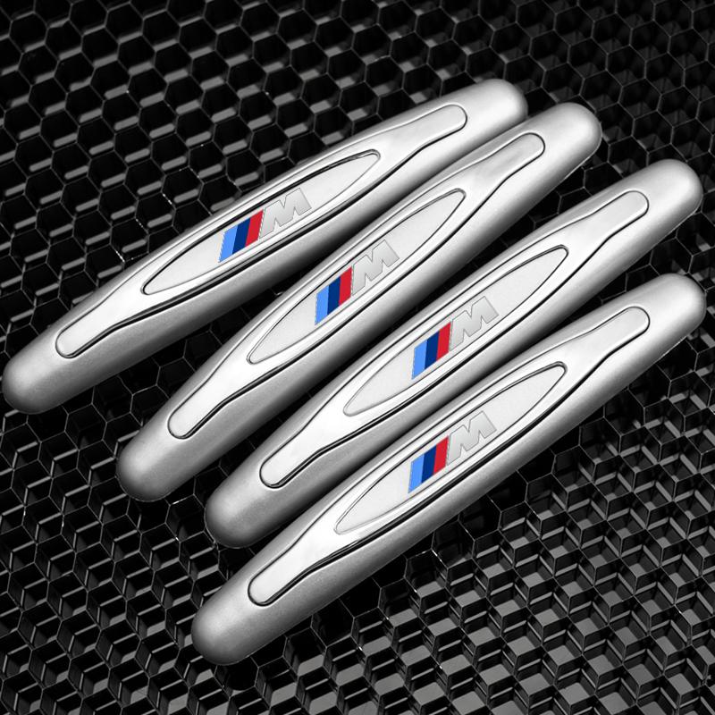 KSMH6 Car Sticker Shock Absorbing Door Bumper Guards Waterproof Side Edge Protective Strip Prevent Scuffs For BMW M3 M5 G20 Accessory