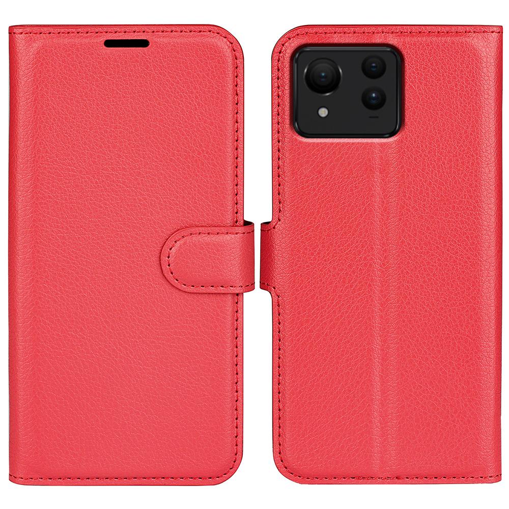Чехол для Asus Zenfone 11 Ultra 5G с текстурой личи, держателем для карт, защитная крышка для телефона
