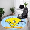 1 шт. Коврик Looney Tunes Птичка Твити, Круглый коврик для офиса, Под офисные стулья, Спальня, Гостиная, Декор для дома a1022308