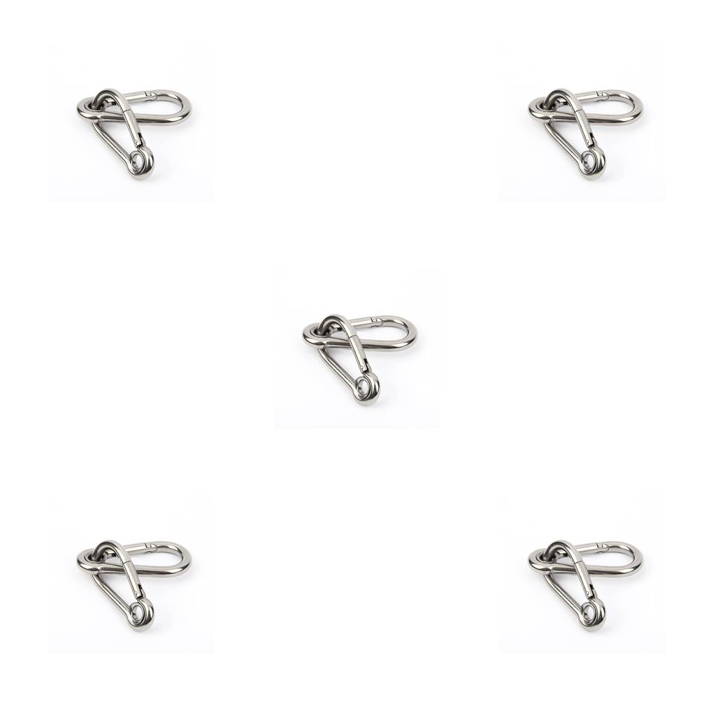 1/2/3/5 альпинистский крюк, такелажные карабины, крепежный аксессуар для веревки, безопасный фиксатор, карабин из нержавеющей стали, замок M6 (С участием