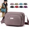Nylon Crossbody Bag Women's Shoulder Bag Middle-Aged Mother Bag Multi-Layer Small Square Bag