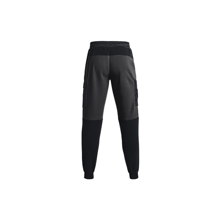 Under Armour Мужские флисовые джоггеры Project Rock Color Block, угольный серый 1367135-010