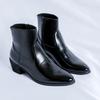 New Luxury Brand Men Designer Ankle Boots High Top Genuine Leather Chelsea Boots Classic Dress Business Outdoor Shoes