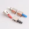 10Pcs A03 Right Angle Pcb Latching Push Button Switch Dpdt Double Pole 6 Pin Self-Locking Key Power Switches