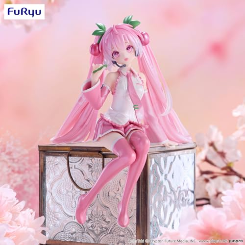Фигурка Hatsune Miku Series Noodle Stopper Figure Sakura Miku 2024 Pearl Color Ver.