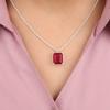 Pink Rubellite Gemstone 925 Sterling Silver Jewelry Pendant 0.69" Gift For Mom PP-58-10