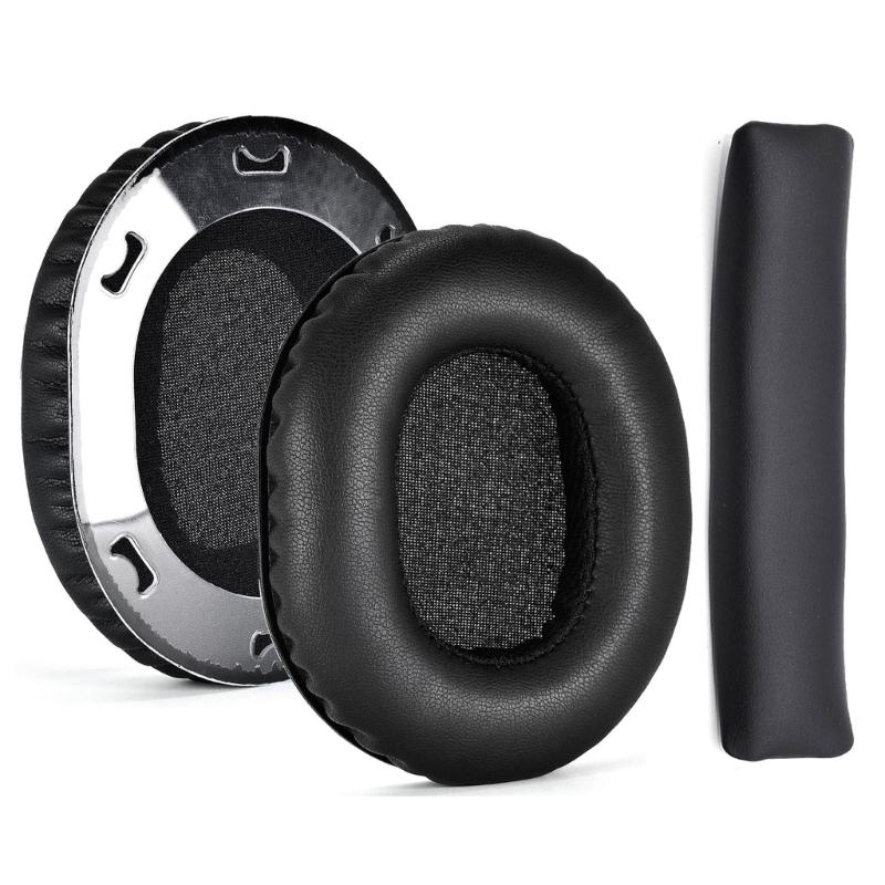 2x Прочные протеиновые амбушюры для наушников ATH-M70X Чехлы для наушников Накладки на уши Легко заменяемые Амбушюры Чехлы Оголовье