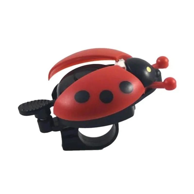 2024 New Fashion Bicycle Ladybug Beetle Car Mountain Bike Horn Bike Accessories Bike Horn Bicycle Bell 1pc