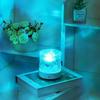 Rechargeable Rgb Water Ripple Atmosphere Lamp With Remote Control For Modern Bedroom Decor