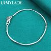 925 Sterling Silver Snake Chain Bracelet Fashion Jewelry 8 Inch MB226