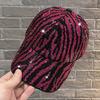 Appearance New leopard print hot diamond baseball hat men's and women's outdoor sunshade sunscreen hat European and American fashion casual cap