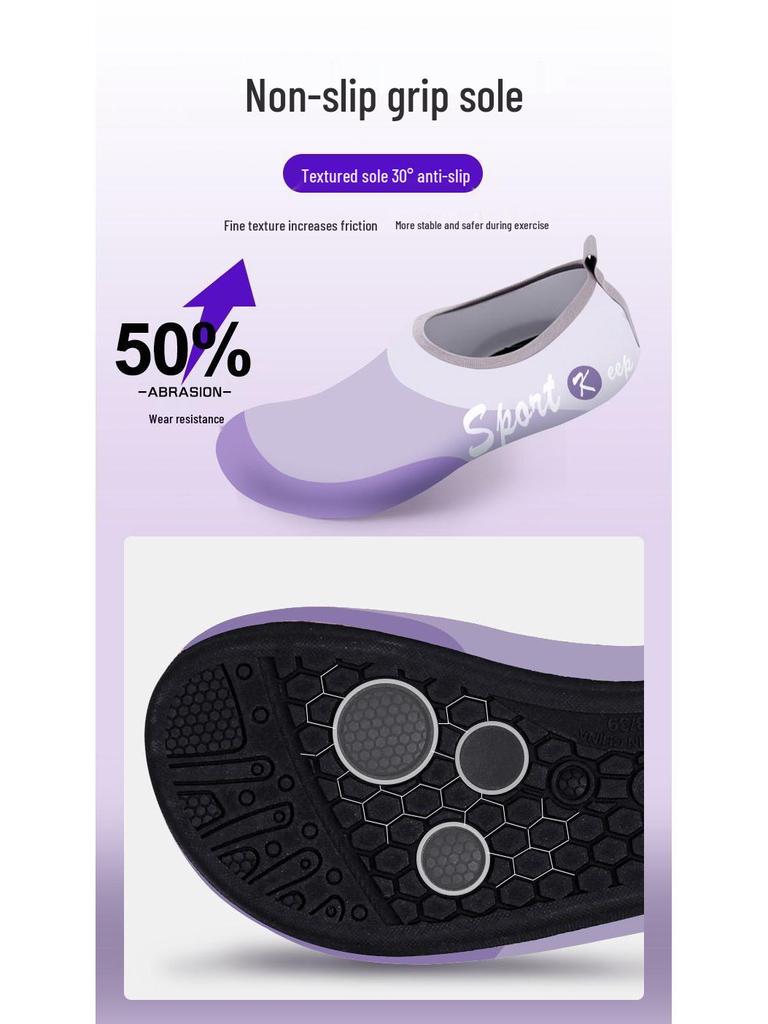 Женские бесшумные нескользящие амортизирующие фитнес-кроссовки – легкие кроссовки с мягкой подошвой для танцев, йоги, скакалки и тренировок