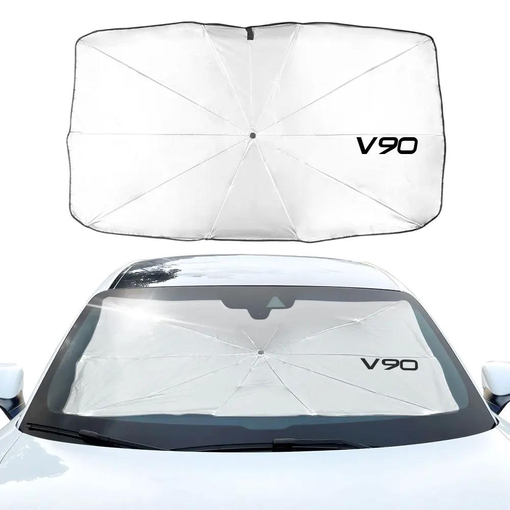 For Volvo XC60 S60 XC40 AWD C30 C70 S40 S80 S90 T6 V40 V50 V60 V70 V90 XC70 Auto Accessories Car Windshield Sunshades Umbrella