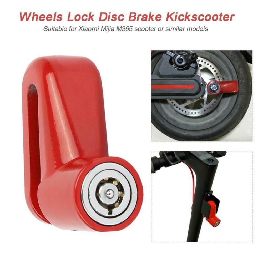 Anti-Theft Disc Brake Lock with Steel Wire - Universal for Xiaomi M365 Pro Electric Scooter Bicycle Motorcycle Wheel Safety Lock 4