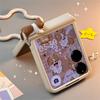 Япония Корея Милый 3D Спящий Котенок Чехол для Телефона Для Samsung Galaxy Z Flip 7 Flip 6/5/4/3 Для Motorola Razr 60 40 50 Ultra
