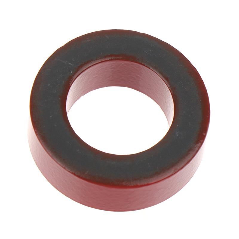 T130-2 Iron Ferrite Toroid Cores For Inductors Iron Red Ring Low Permeability