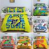 Cartoon Dinosaur Duvet Cover King Queen Size Jurassic World Theme Bedding Set Kids Ancient Animals 2/3pcs Polyester Quilt Cover