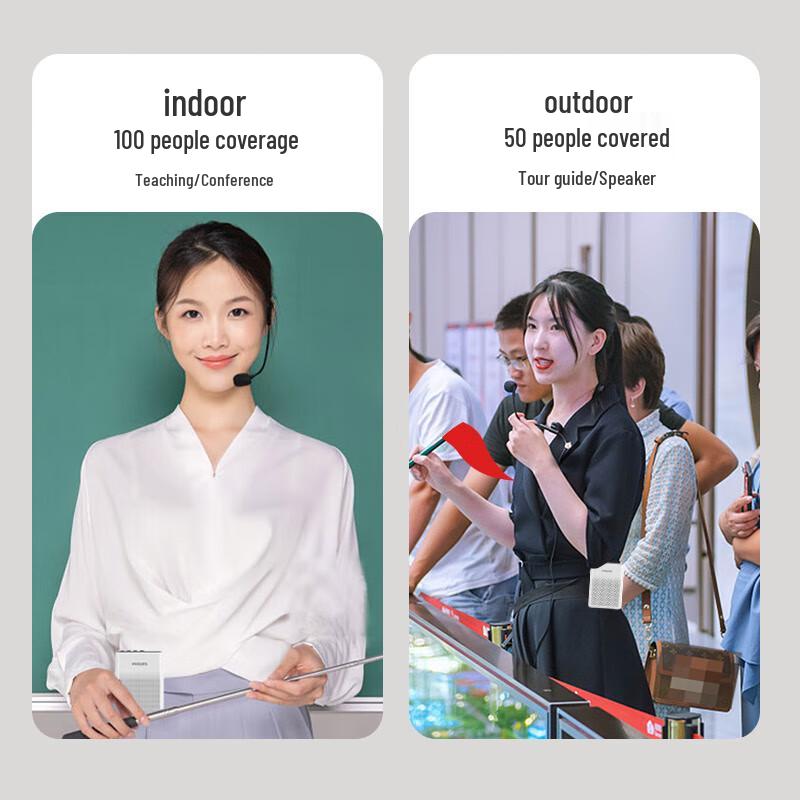 Philips SBM200 Portable Voice Amplifier CN plug (adapter included)