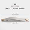 Nordic Soft Leather Anti-Collision Handle for Children's Room - Brass Door, Wardrobe, and Drawer