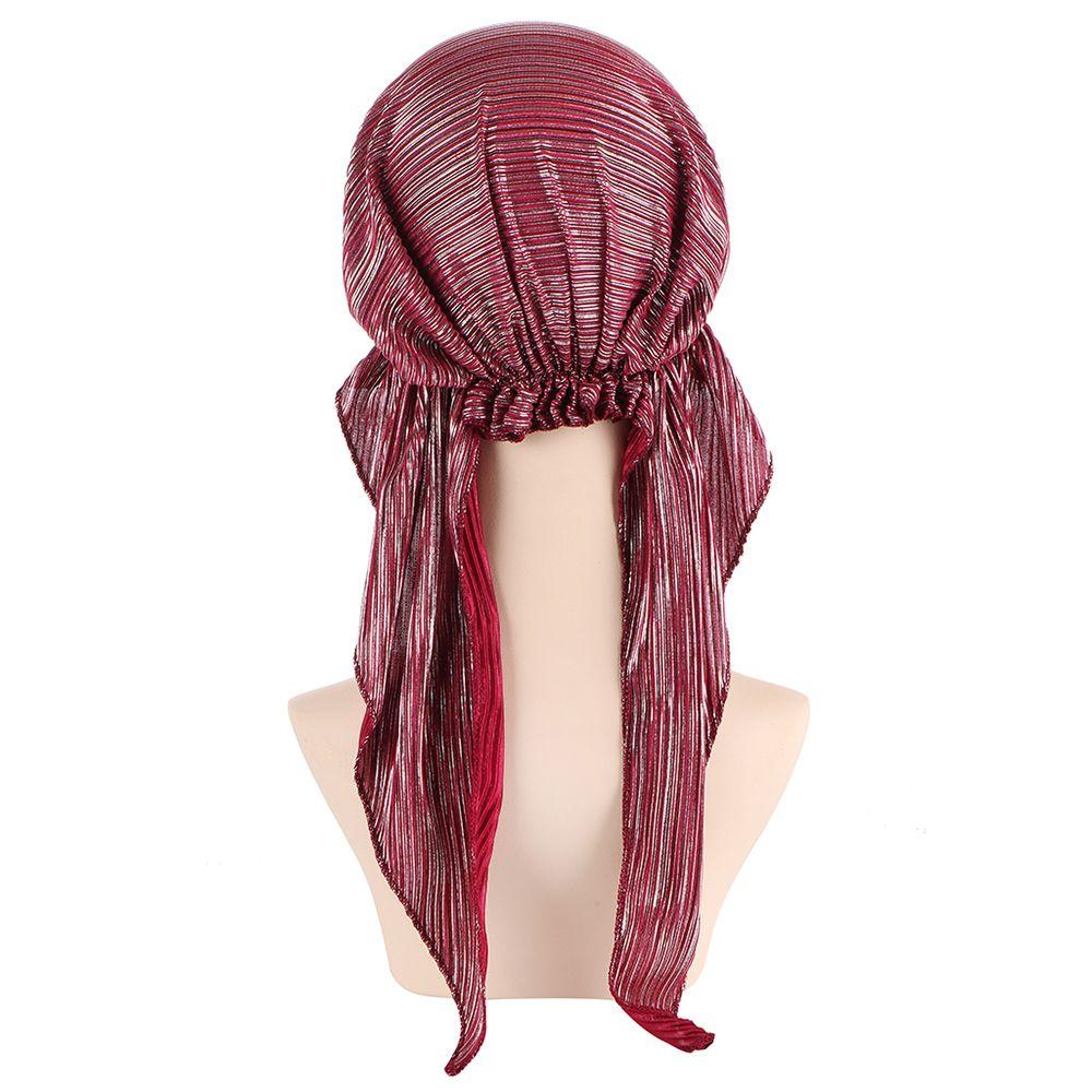 Head Cover Women Headwrap Headscarf Turban Muslim Hijab Cancer Chemo Cap Pre-Tied Bonnet Beanie Cap