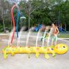 Inflatable Caterpillar Sprinkler Toys Backyard Water Toys for Family Fun Caterpillar Patio Water