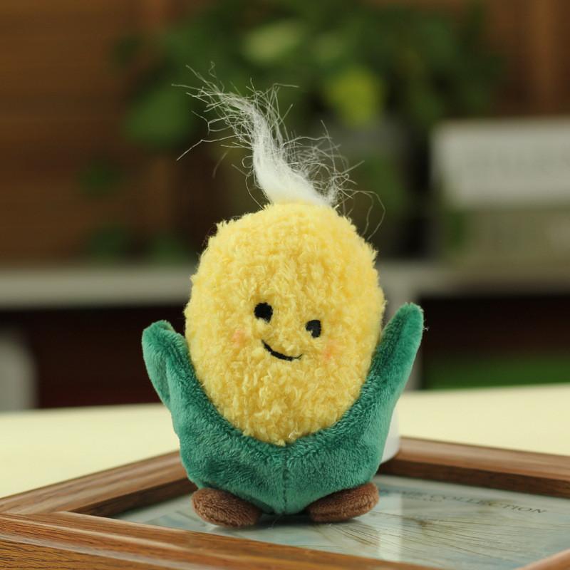 Очаровательные плюшевые игрушки в виде овощей и фруктов Брокколи Капуста Кукуруза Зеленый лук Реалистичные мягкие куклы