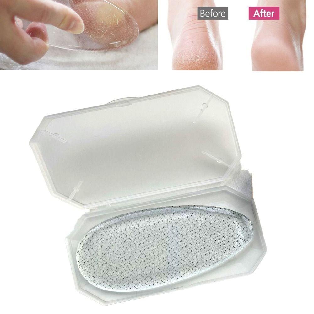 Glass Heel File Tool Wet Dry Dual Use Pedicure Tool Clear Nano Foot File Exfoliating Tool