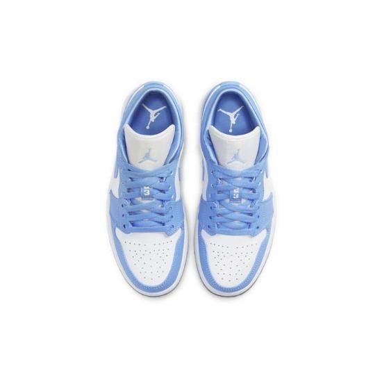 Женские кроссовки Air Jordan 1 Low UNC Синие AO9944-441