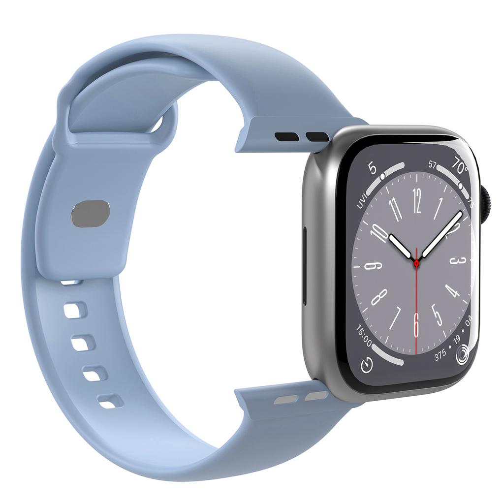 Apple Watch 38 40 41 mm Icon Silicone Strap Light Blue - 2 pcs.
